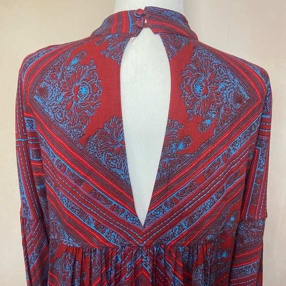 Free People women's M Walking on a Dream keyhole tunic top EUC - Picture 10 of 13